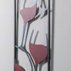 Pictat manual metal accesoriu decorativ, 32 x 5 x 90 cm | 100% metal, 0,8 mm grosime | unic variații de culoare a pentru amenajare interioară elegantă