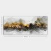 Lenyűgöző dekoratív vászonfestmény, 50 x 120 cm | 100% vászon, 100% fa keret (3 cm vastag) | Tökéletes a lakberendezés és a művészet szerelmeseinek