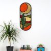 Elegáns dekoratív fa falkiegészítő, 53 x 22 x 2 cm | 100% melamin bevonatú forgácslap | Tökéletes modern lakberendezéshez és stílusos terekhez