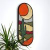 Elegáns dekoratív fa falkiegészítő, 53 x 22 x 2 cm | 100% melamin bevonatú forgácslap | Tökéletes modern lakberendezéshez és stílusos terekhez