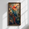 Elegáns dekoratív keretes MDF festmény, 25 x 50 x 3,5 cm | 100% MDF (3 mm) és luc váz | Tökéletes lakberendezéshez és modern esztétikához
