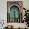 Elegáns dekoratív keretes MDF festmény, 35 x 47 x 3,5 cm | 100% MDF és fenyőfa keret | UV-nyomtatott műalkotás stílusos lakberendezéshez