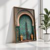 Elegáns dekoratív keretes MDF festmény, 35 x 47 x 3,5 cm | 100% MDF és fenyőfa keret | UV-nyomtatott műalkotás stílusos lakberendezéshez