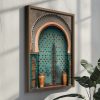 Elegáns dekoratív keretes MDF festmény, 35 x 47 x 3,5 cm | 100% MDF és fenyőfa keret | UV-nyomtatott műalkotás stílusos lakberendezéshez