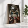 Elegáns dekoratív keretes MDF festmény, 35 x 47 x 3,5 cm | 100% MDF és fenyőfa keret | UV-nyomtatott műalkotás stílusos lakberendezéshez