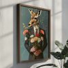 Elegáns dekoratív keretes MDF festmény, 35 x 47 x 3,5 cm | 100% MDF és fenyőfa keret | UV-nyomtatott műalkotás stílusos lakberendezéshez