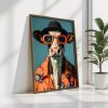 Elegáns dekoratív keretes MDF festmény, 35 x 47 x 3,5 cm | 100% MDF és fenyőfa keret | UV-nyomtatott műalkotás stílusos lakberendezéshez