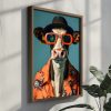 Elegáns dekoratív keretes MDF festmény, 35 x 47 x 3,5 cm | 100% MDF és fenyőfa keret | UV-nyomtatott műalkotás stílusos lakberendezéshez