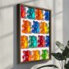Elegáns dekoratív keretes MDF festmény, 35 x 47 x 3,5 cm | 100% MDF és fenyőfa keret | UV-nyomtatott műalkotás stílusos lakberendezéshez