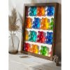 Elegáns dekoratív keretes MDF festmény, 35 x 47 x 3,5 cm | 100% MDF és fenyőfa keret | UV-nyomtatott műalkotás stílusos lakberendezéshez