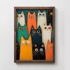 Elegáns dekoratív keretes MDF festmény, 35 x 47 x 2 cm | 100% MDF (3 mm) és fenyőfa keret | UV-nyomtatott műalkotás stílusos lakberendezéshez