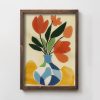 Elegáns dekoratív keretes MDF festmény, 35 x 47 x 2 cm | 100% MDF (3 mm) és fenyőfa keret | UV-nyomtatott műalkotás stílusos lakberendezéshez