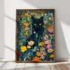 Elegáns dekoratív keretes MDF festmény, 50 x 70 x 3,5 cm | 100% MDF (3 mm) és luc váz | Tökéletes lakberendezéshez és modern esztétikához
