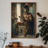 Elegáns dekoratív keretes MDF festmény, 50 x 70 cm | 100% MDF és luc váz, UV-nyomtatott | Tökéletes lakberendezéshez és modern esztétikához