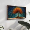 Elegáns dekoratív keretes MDF festmény, 60 x 120 x 3,5 cm | 100% MDF (3 mm) és luc váz | Tökéletes lakberendezéshez és modern esztétikához