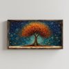 Elegáns dekoratív keretes MDF festmény, 60 x 120 x 3,5 cm | 100% MDF (3 mm) és luc váz | Tökéletes lakberendezéshez és modern esztétikához