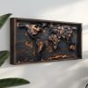 Elegáns dekoratív keretes MDF festmény, 60 x 120 x 3,5 cm | 100% MDF és luc váz | UV-nyomtatott műalkotás modern lakberendezéshez és esztétikus terekhez