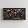 Elegáns dekoratív keretes MDF festmény, 60 x 120 x 3,5 cm | 100% MDF és luc váz | UV-nyomtatott műalkotás modern lakberendezéshez és esztétikus terekhez