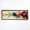 Elegáns dekoratív keretes MDF festmény, 40 x 120 x 3,5 cm | 100% MDF és fenyőfa keret | UV-nyomtatott művészet a modern lakberendezéshez