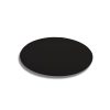 Elegáns sárga dekoratív LED világítás, 45 cm átmérő, 350 lumen, 60 LED/m, fekete MDF alap, 50 000 órás élettartam, tökéletes otthoni dekorációhoz és hangulathoz