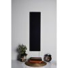 Elegáns kék dekoratív LED világítás, 75 x 20 cm | Fekete MDF talp (2,7mm), 60 LED/m, 12V 1A adapter, 375cm vezeték | Beépített falakasztó rendszer