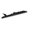 Elegáns kék dekoratív LED világítás, 80 x 24 cm | Fekete MDF talp (2,7 mm), 60 LED/m, 375 cm kábel, 12V 1A adapter | Tökéletes a modern lakberendezéshez