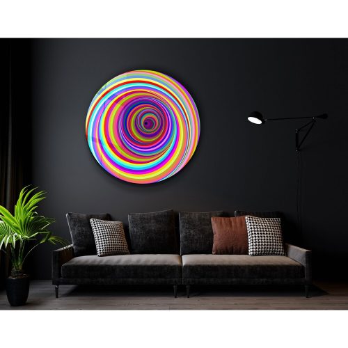 Elegáns dekoratív edzett üvegfestmény, 80 x 80 cm | 100% edzett üveg (4 mm) | Lenyűgöző UV-nyomtatás a modern lakberendezéshez