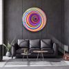 Elegáns dekoratív edzett üvegfestmény, 80 x 80 cm | 100% edzett üveg (4 mm) | Lenyűgöző UV-nyomtatás a modern lakberendezéshez