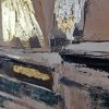 Kézzel festett dekoratív olajfestmény 100% vászonra, 70 x 70 cm, 100% fa kerettel (3 cm vastag) | Tökéletes a lakberendezés és a művészet szerelmeseinek