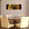 Dekoratív LED-es világítóvászon festmény, 30 x 90 cm, 100% velúr vászon, fa keret (3 cm), elemes, be-/kikapcsolóval, tökéletes otthoni dekorációhoz