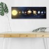 Lenyűgöző LED megvilágított vászonfestmény, 30 x 90 cm, 100% Velúr vászon, Fakeret (3 cm) | Akkumulátoros, be/ki kapcsoló | Tökéletes otthoni dekorációhoz