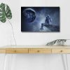 Dekoratív LED megvilágított vászonfestmény, 45 x 70 cm, 100% velúr vászon, fa keret (3 cm), elemes, be-/kikapcsolóval, tökéletes otthoni dekorációhoz