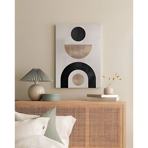 Lenyűgöző dekoratív vászonfestmény, 40 x 60 cm, 100% vászon, 3 cm vastag | Tökéletes lakberendezéshez, nappalihoz és irodához | Élénk műalkotás