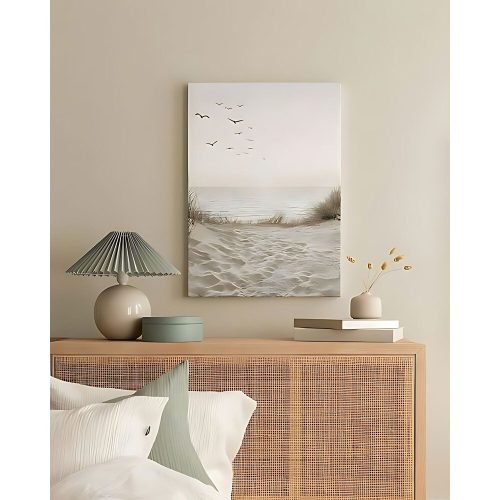 Lenyűgöző dekoratív vászonfestmény, 40 x 60 cm, 100% vászon, 3 cm vastag | Tökéletes lakberendezéshez, nappalihoz és irodához | Élénk műalkotás