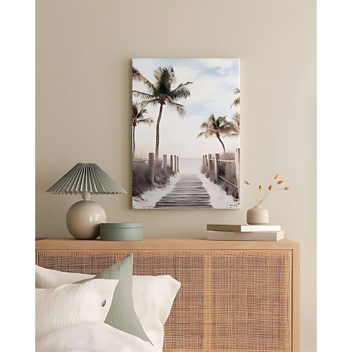 Lenyűgöző dekoratív vászonfestmény, 40 x 60 cm, 100% vászon, 3 cm vastag | Tökéletes lakberendezéshez, nappalihoz és irodához | Élénk műalkotás