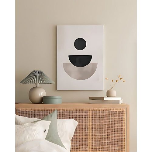 Lenyűgöző dekoratív vászonfestmény, 40 x 60 cm, 100% vászon, 3 cm vastag | Tökéletes lakberendezéshez, nappalihoz és irodához | Élénk műalkotás