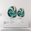 Elegáns dekoratív edzett üvegfestmény (50 x 65 cm), 100% edzett üveg, 4 mm vastag | UV nyomtatás | Tökéletes a lakberendezés és a művészet szerelmeseinek