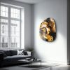 Elegáns dekoratív edzett üvegfestmény (88 x 68 cm), 100% edzett üveg, 4 mm vastag, UV nyomtatott | Tökéletes lakberendezéshez és modern terekhez, AMO-1017