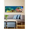Dekoratív LED-es világítóvászon festmény, 30 x 90 cm, 100% velúr vászon, fa keret (3 cm), elemes, be-/kikapcsolóval, tökéletes otthoni dekorációhoz