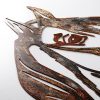 Kézzel festett dekoratív fém falkiegészítő, 38 x 53 cm | 100% fém, 1,5 mm vastag | Egyedi színváltozatok a stílusos lakberendezéshez