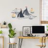 Kézzel festett dekoratív fém falkiegészítő, 123 x 60 cm | 100% fém, 1,5 mm vastag | Egyedi műalkotás lakberendezéshez, elegáns és stílusos design