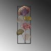 Kézzel festett dekoratív fém falkiegészítő, 32 x 90 cm | 100% fém, 1,5 mm vastag | Egyedi design, tökéletes otthoni dekorációhoz és művészeti megjelenítéshez
