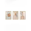 Fără ramă pictură Decorativ set (3 buc.), 33 x 48 cm | 100% MDF, UV imprimat | stilat tablou de perete modern pentru locuință și de birou pentru decor
