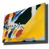 Vaszilij Kandinszkij dekoratív vászonfestmény, 70 x 100 cm | 100% vászon, 100% fa keret (2,8 cm vastag) | Tökéletes a modern lakberendezéshez