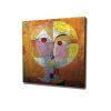 Paul Klee „Senecio” dekoratív vászonfestménye, 45 x 45 cm | 100% vászon, 100% fa keret (3 cm vastag) | Tökéletes otthoni és irodai dekorációhoz