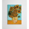 Vincent van Gogh dekoratív vászonfestmény, 50 x 70 cm | 50% poliészter / 50% pamut, 100% fa keret (2 x 3 cm) | Lenyűgöző művészet lakberendezéshez