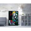 Lenyűgöző dekoratív vászonfestmény, 70 x 100 cm | 50% poliészter és 50% pamut, 100% fa keret (2 x 3 cm) | Élénk digitális nyomat otthoni dekorációhoz