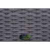 Bello asztal 70*70*30 cm-es rattan szürke színű