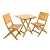 Ambra balkon teakfa asztal összecsukható 60*60 cm-es