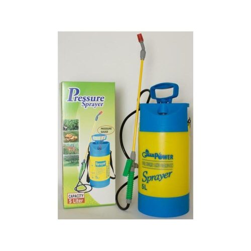 KÉZI PERMETEZŐ 5L KÉK NYOMÁSMÉRŐS SX-CS5C